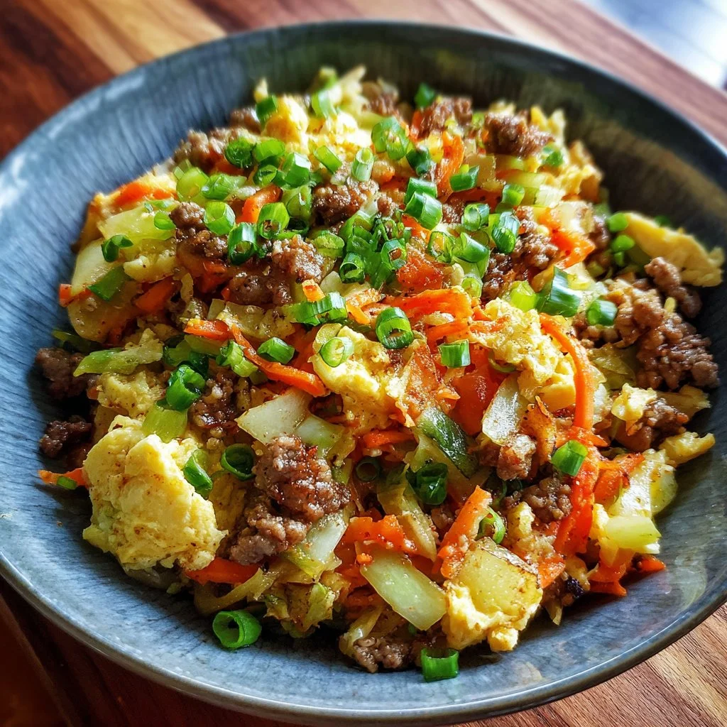 Rouleau aux Œufs dans un Bol, plat savoureux et coloré