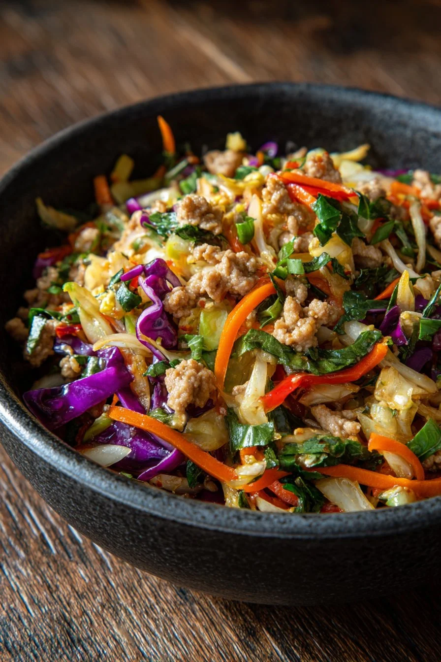 Recette de rouleau aux œufs dans un bol