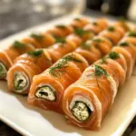 ❤️ Roulés de Saumon Fumé : Apéritifs Élégants pour Chaque Occasion ! 🍣🥑🔥
