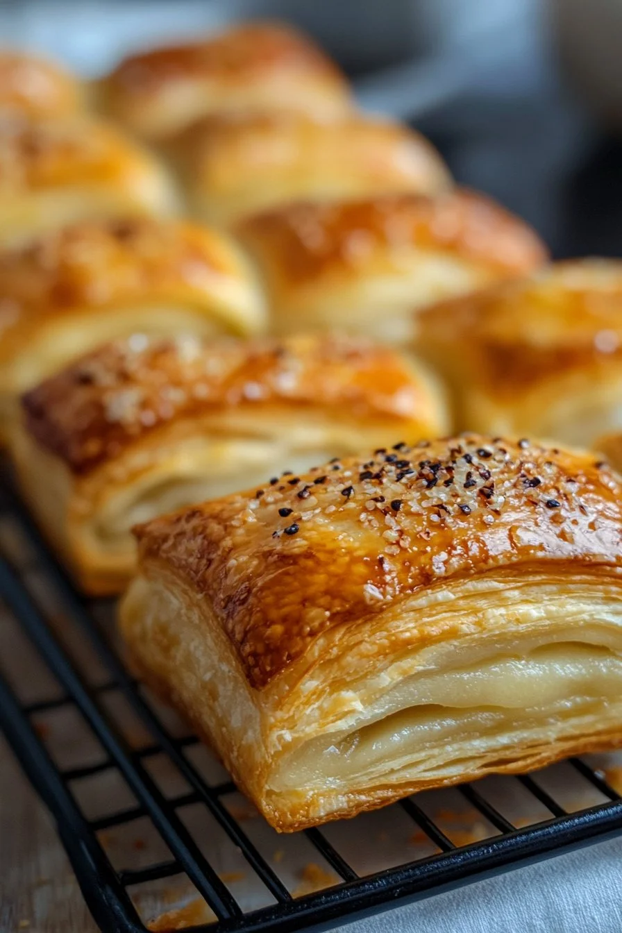 Roulés feuilletés aux pommes