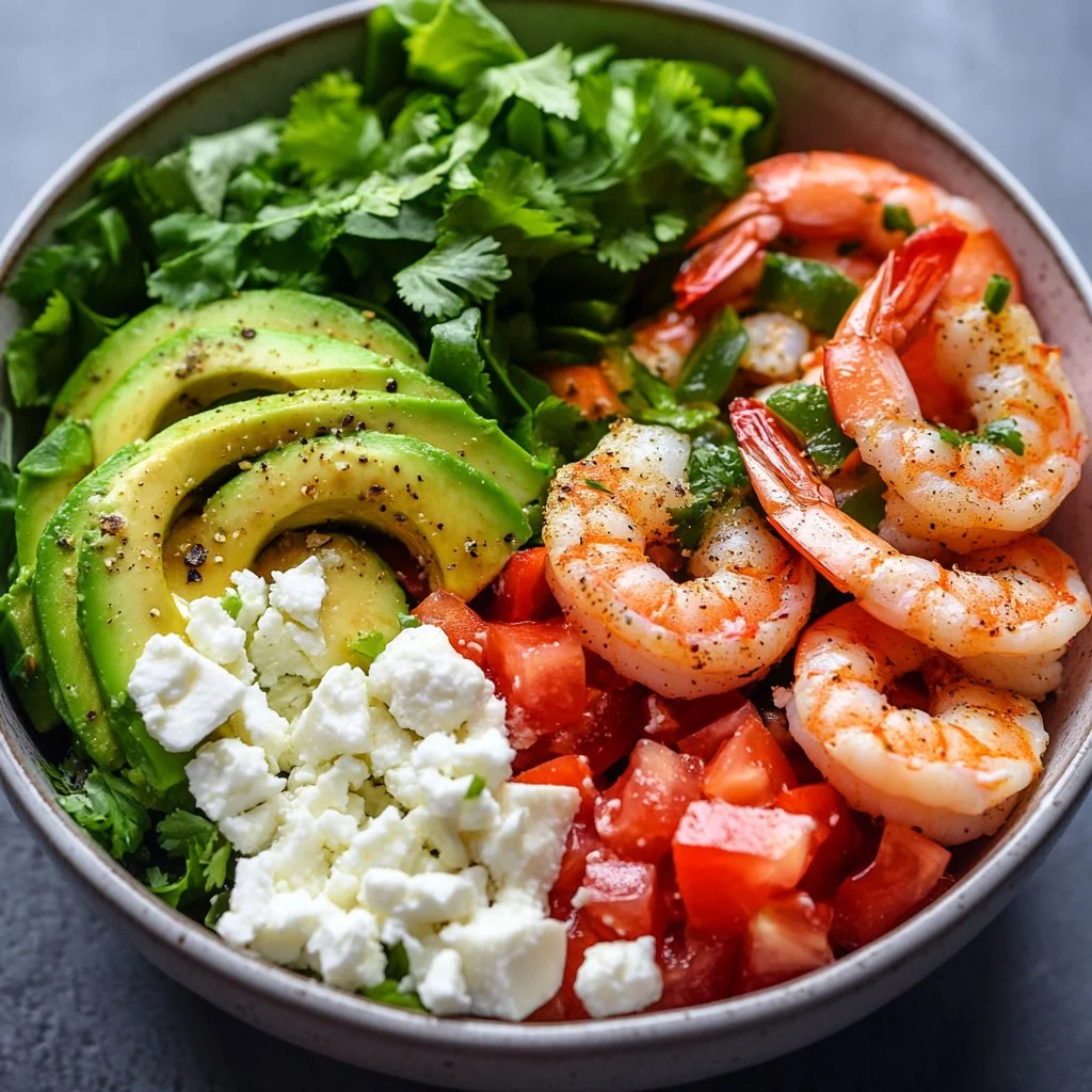 Salade avocat exotique colorée avec fruits et légumes frais
