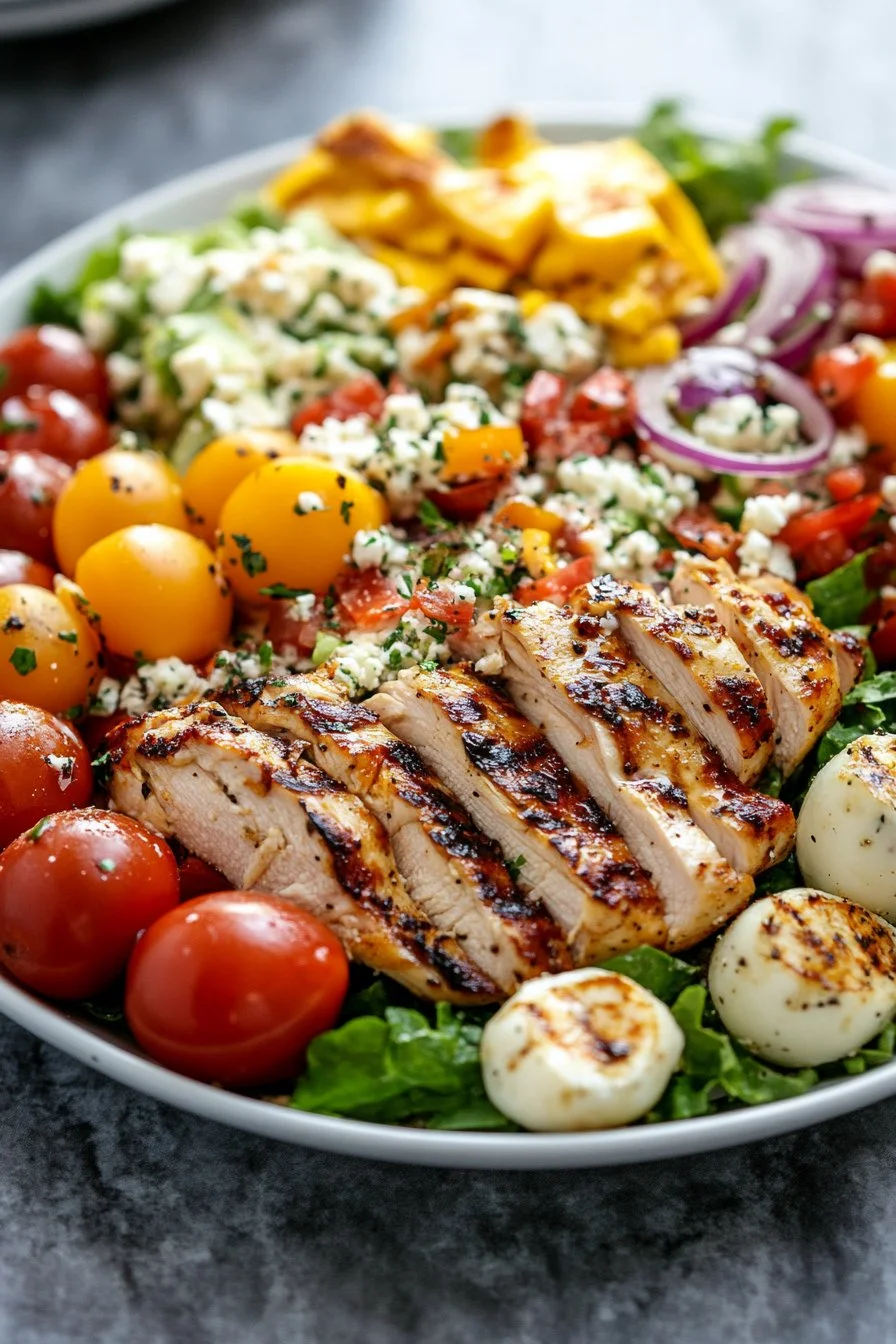 Salade Cobb au Poulet Grillé Paleo