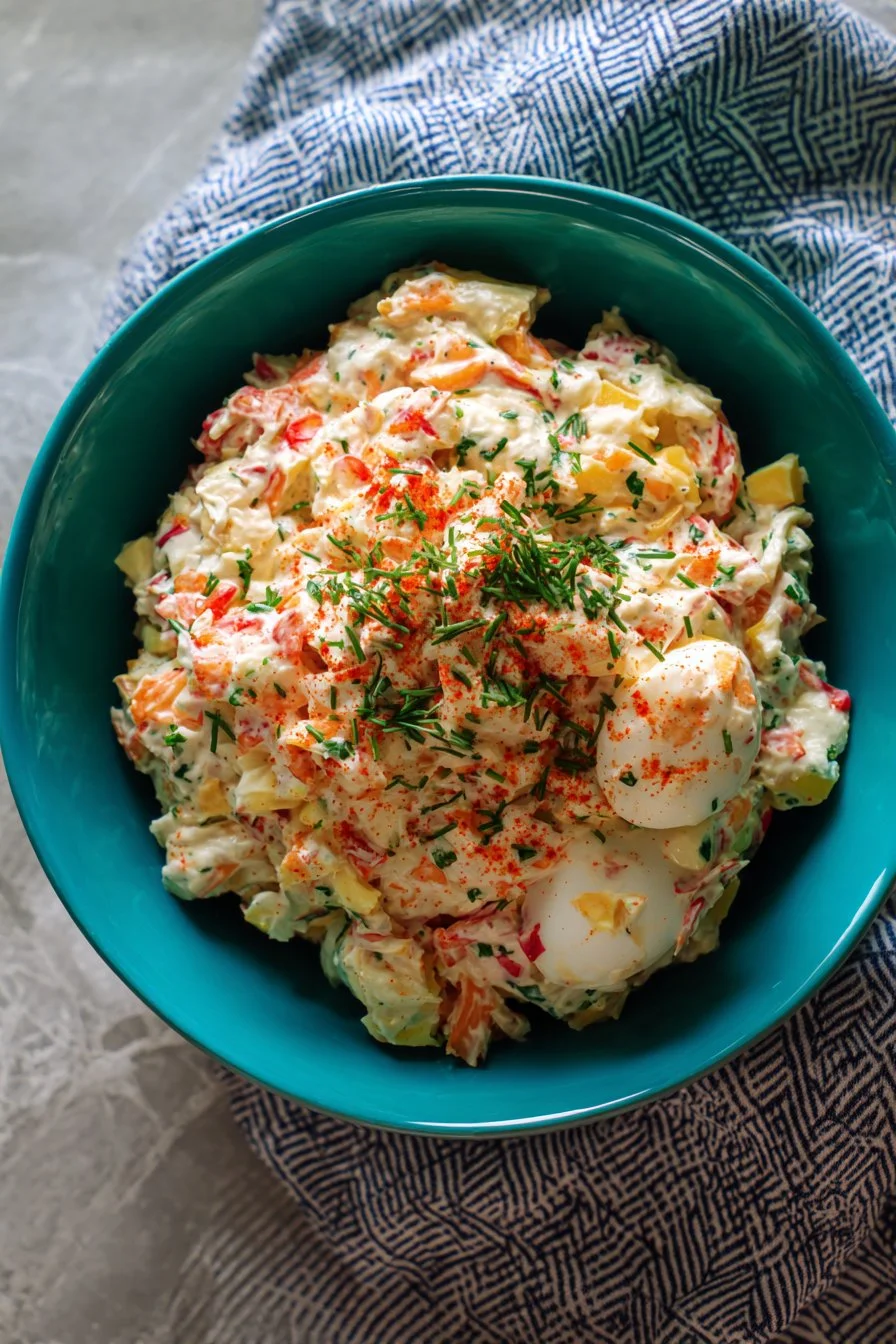 Salade Crabe Crémeuse