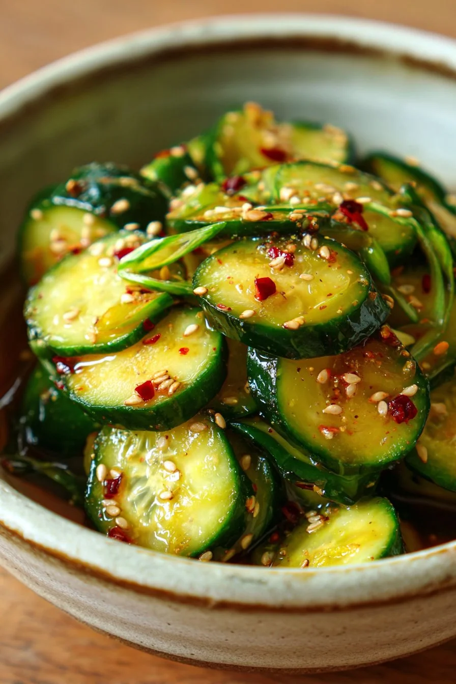 Salade de concombre coréenne : Une recette ultime incroyable pour un accompagnement exceptionnel.