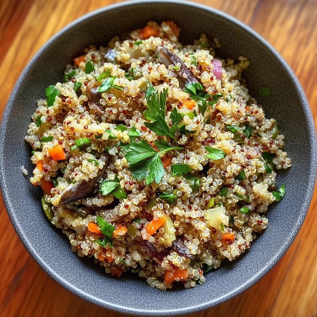 Salade de quinoa aux sardines facile et colorée dans un bol.