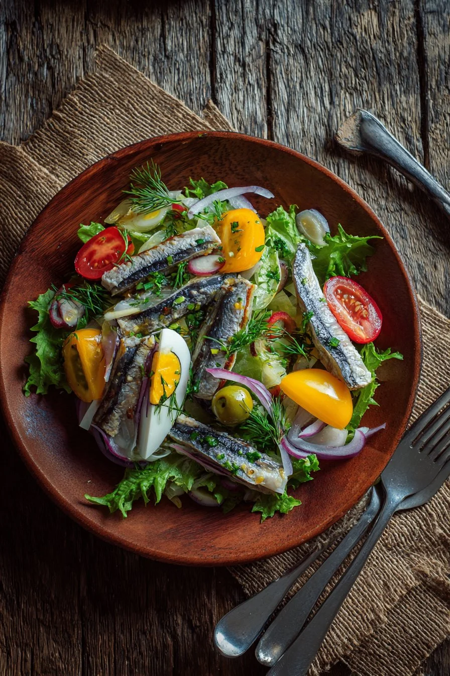 Salade de sardines simple