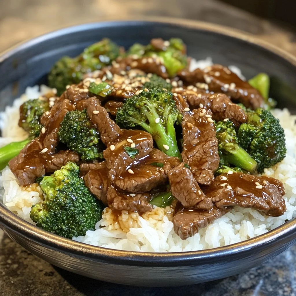 Recette de sauce pour wok avec bœuf et brocoli