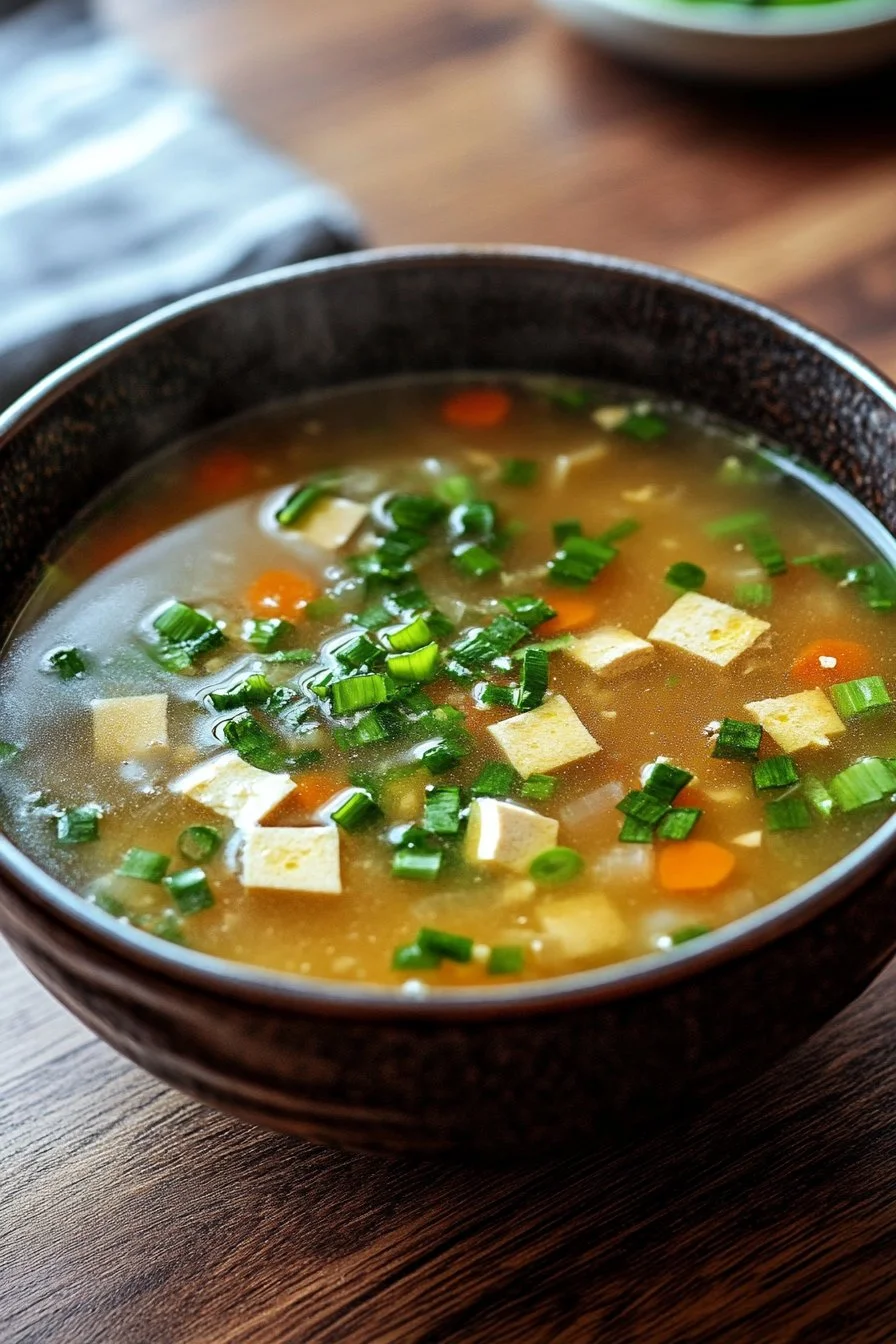 Soupe Miso Facile (Sans Gluten)