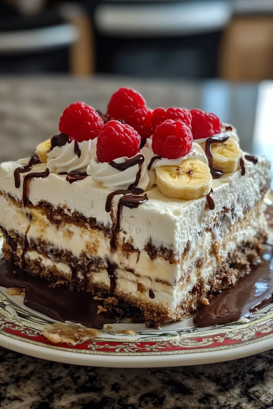 Tarte aux Bananes Splittées