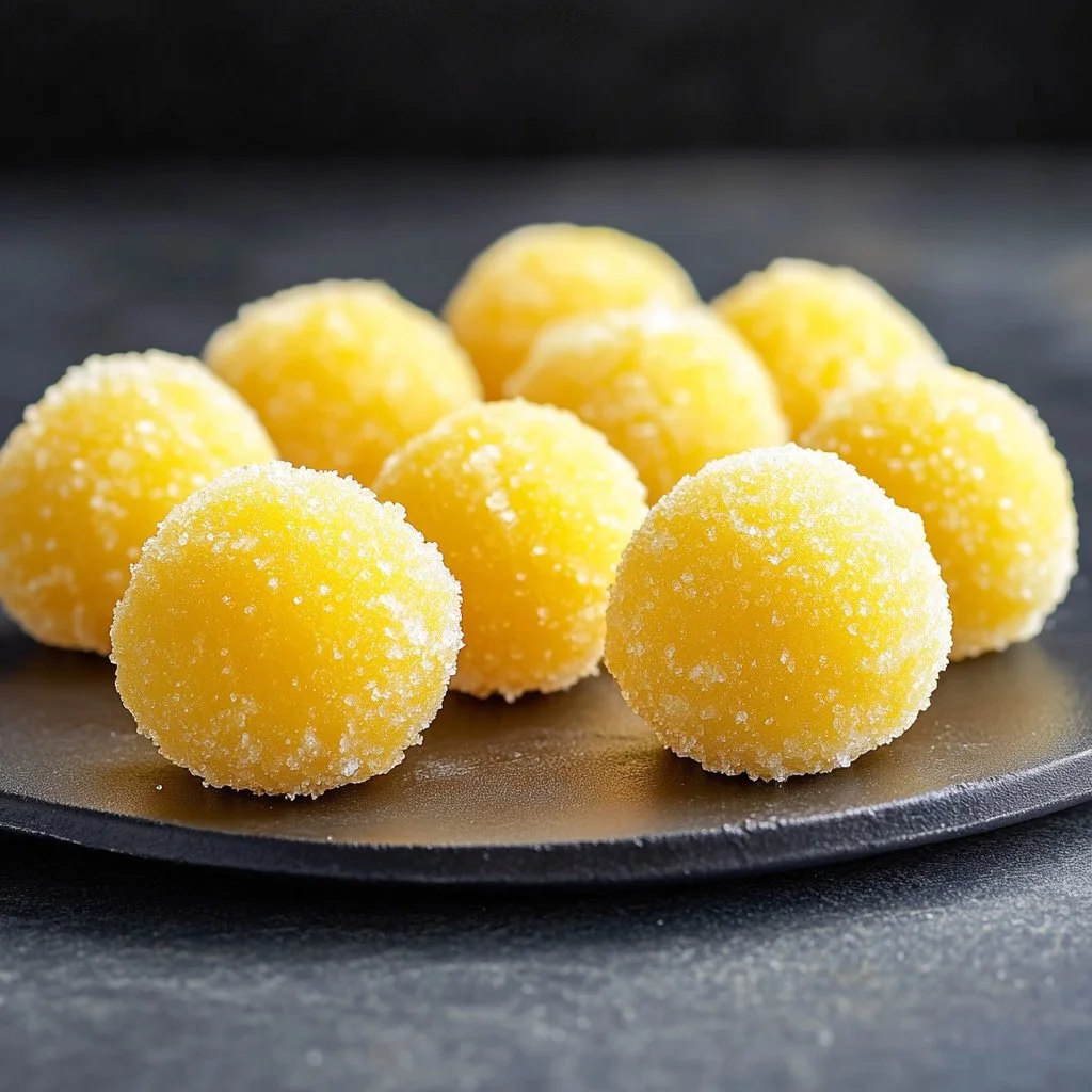 Truffes au citron savoureuses et fondantes, parfaites pour une pause gourmande.