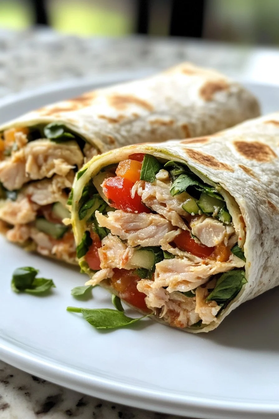 Wrap au thon délicieux et sain