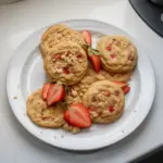 Biscuits à la fraise courte