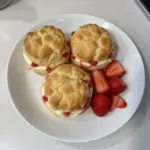 Biscuits au cheesecake à la fraise
