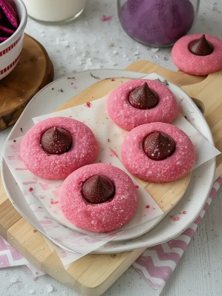 Biscuits aux Bisous de Fraise