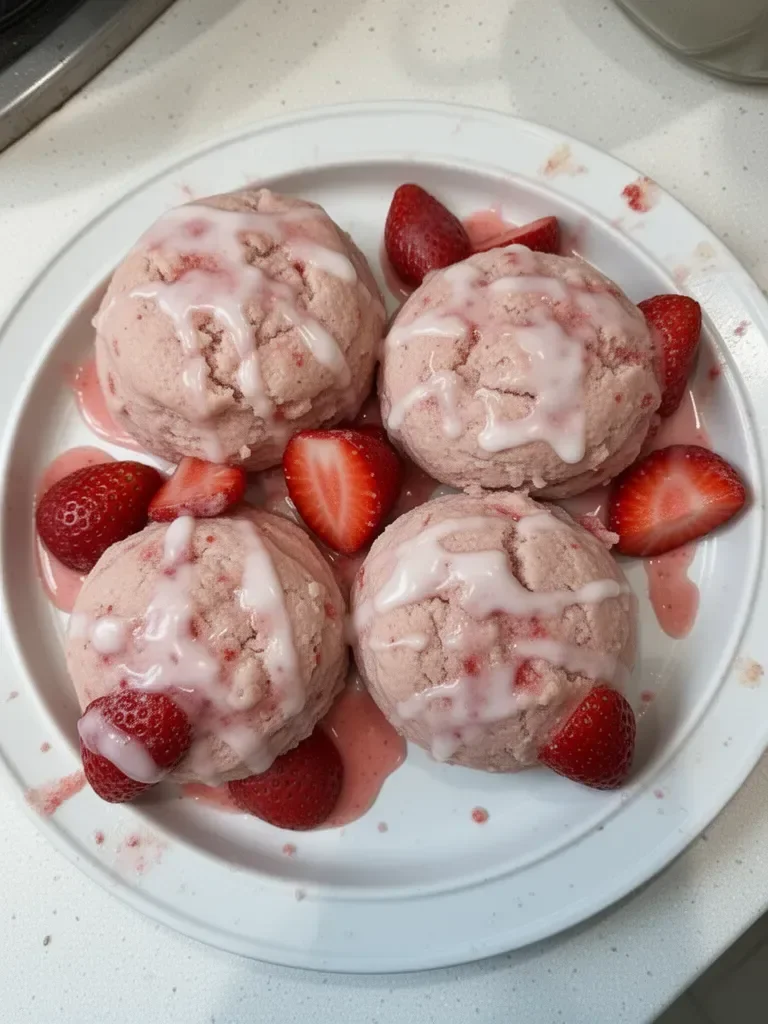Biscuits aux fraises