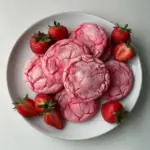 Biscuits aux Fraises et au Sucre - La Meilleure Recette Végane Moelleuse et Chewy