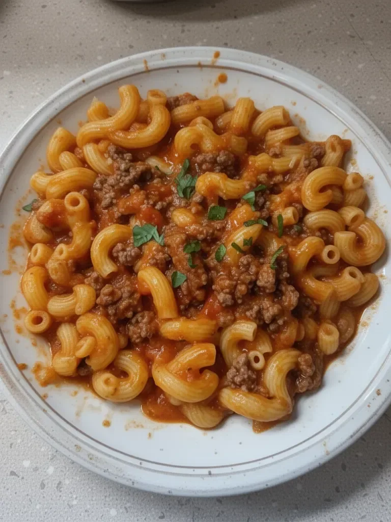 Boeufaroni en Une Seule Casserole