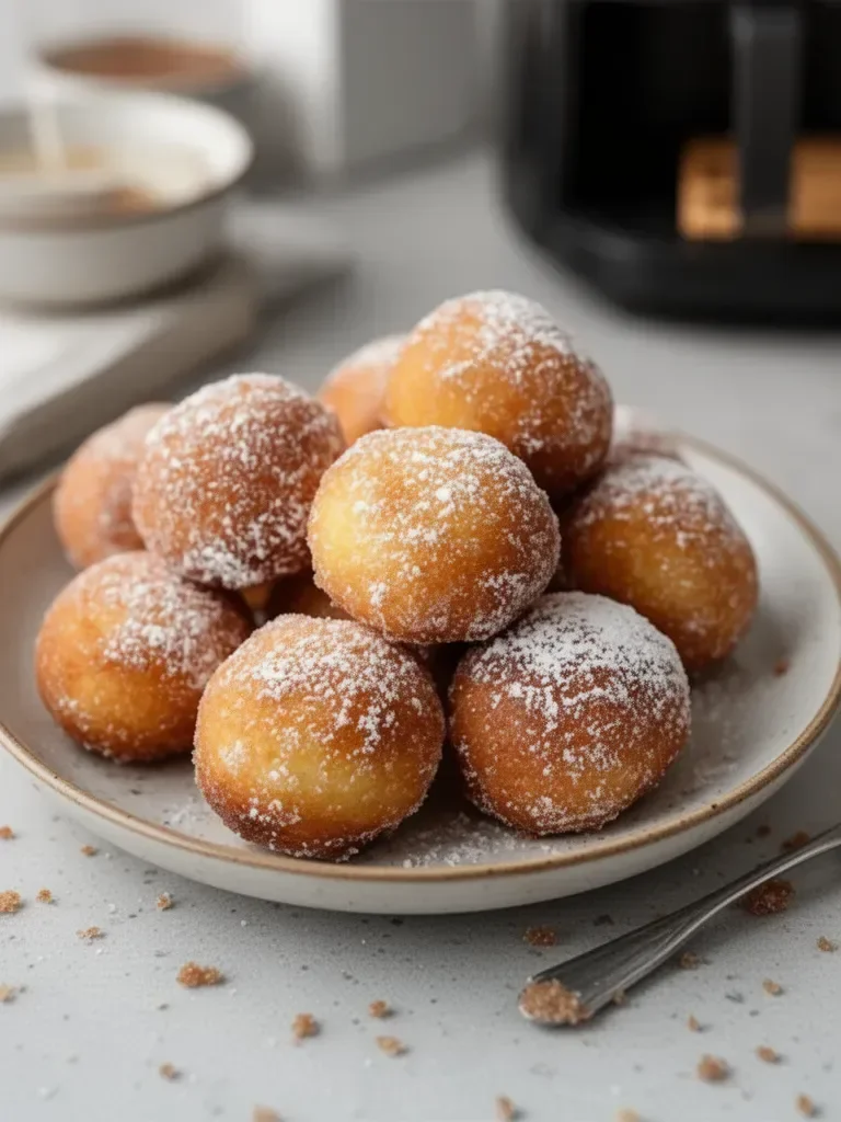 Boules de beignets à l'air fryer