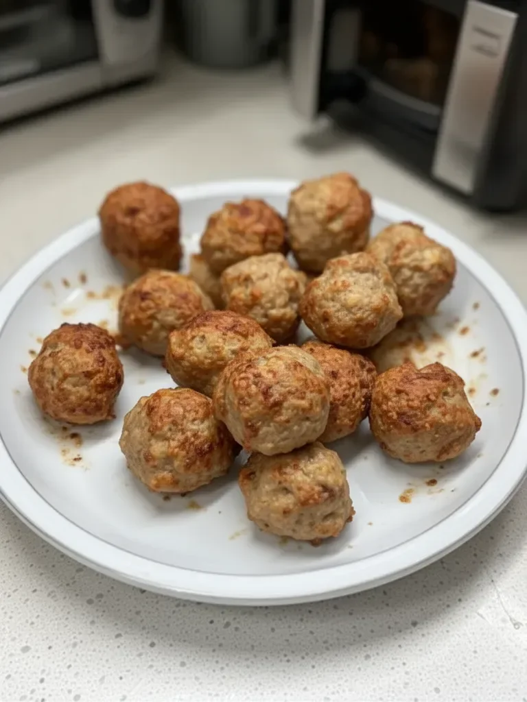 Boulettes de viande de dinde à la friteuse à air