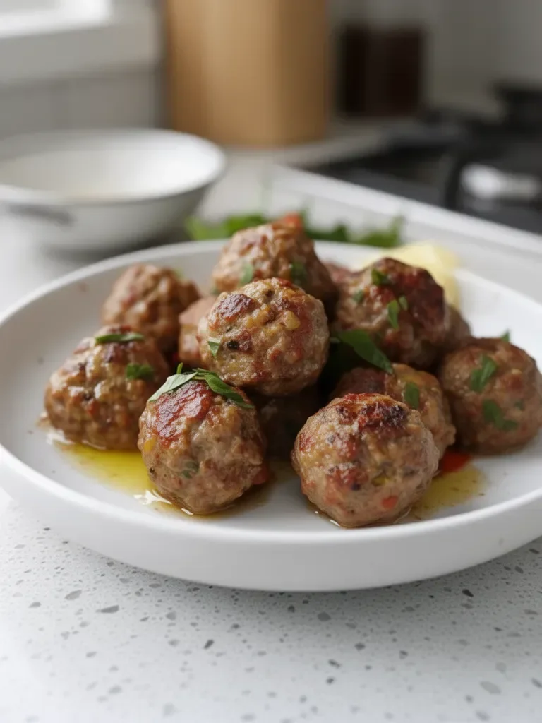 Boulettes de viande grecques