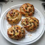 Brioches Roulées Crème Vanille & Pépites de Chocolat