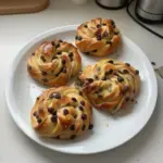 Brioches Roulées Crème Vanille & Pépites de Chocolat