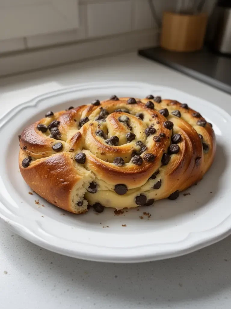 Brioches Roulées Crème Vanille & Pépites de Chocolat