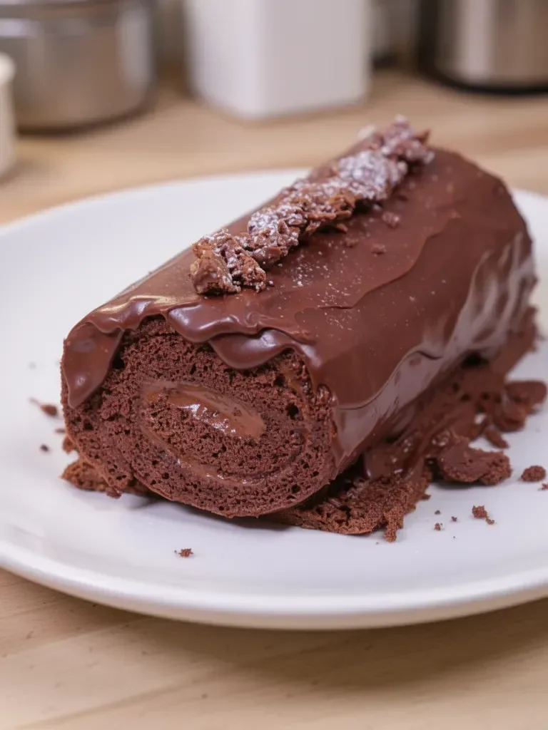 Bûche de Noël au chocolat