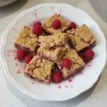 Carrés à la framboise