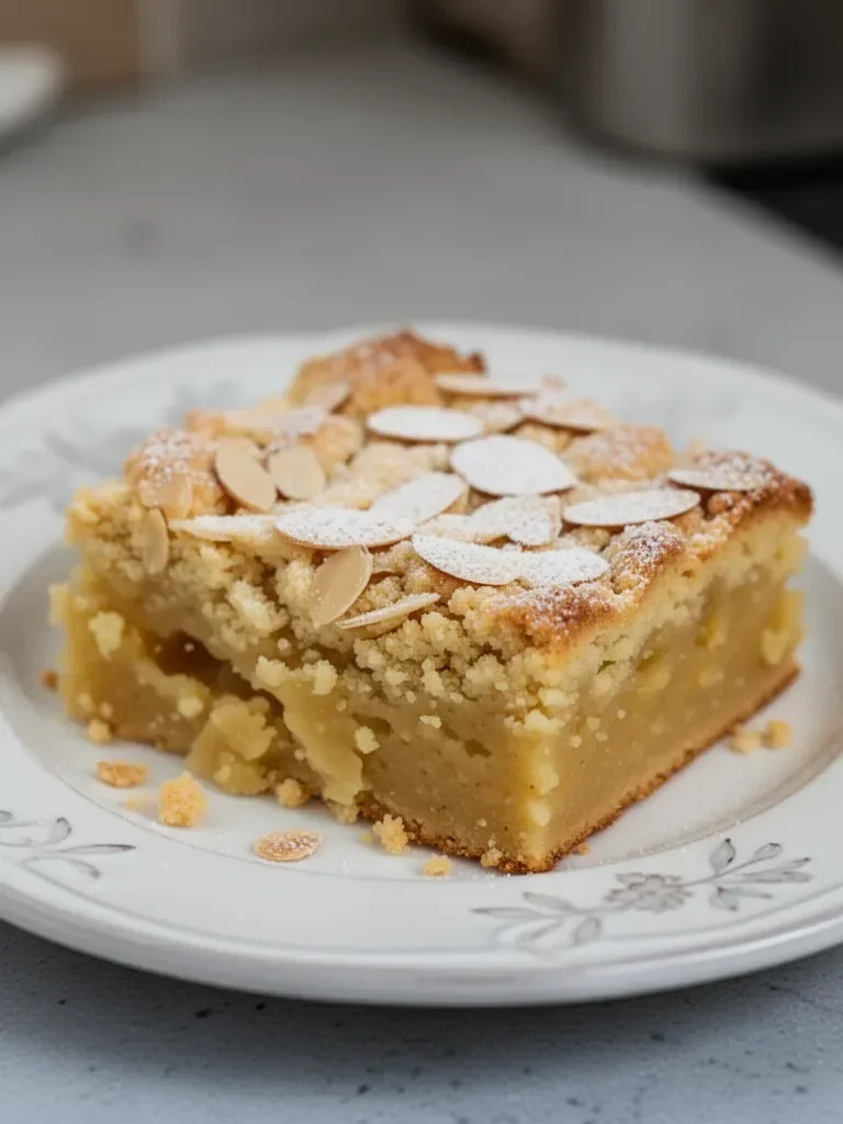 Ultra moist almond crumble squares