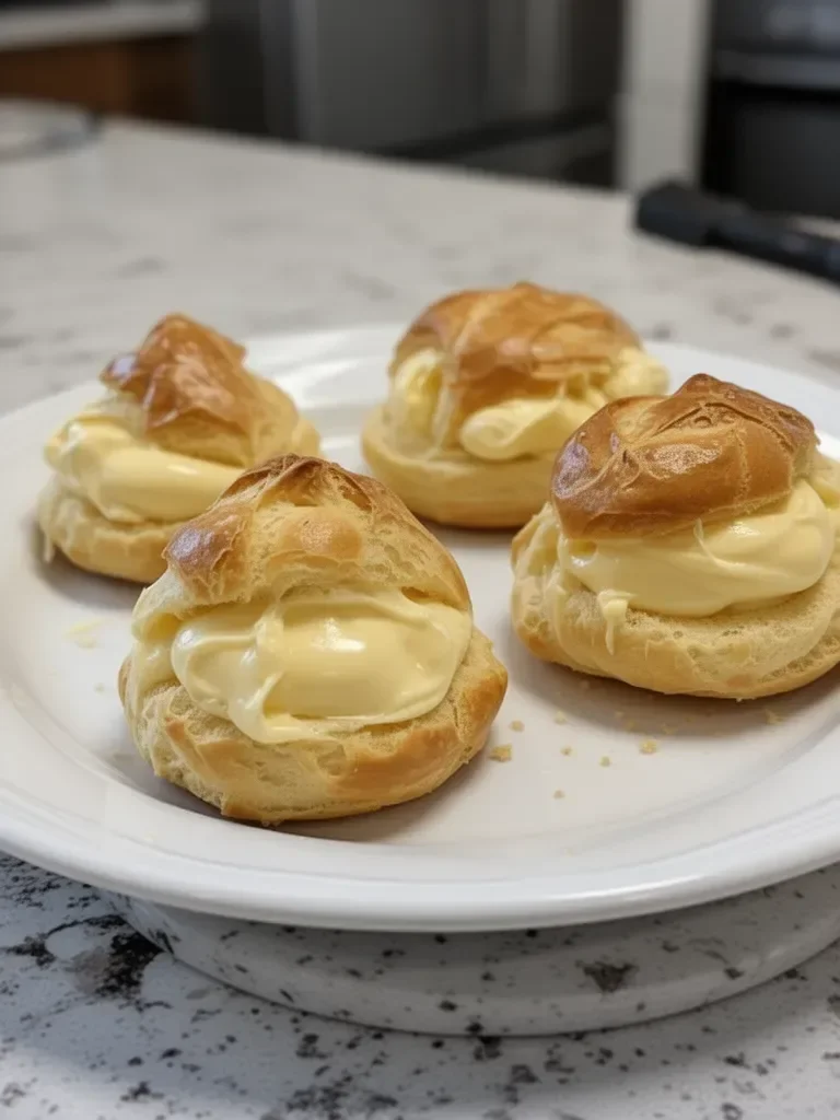 Choux à la crème pâtissière