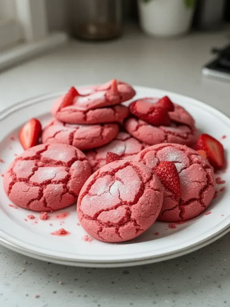 Cookies aux fraises