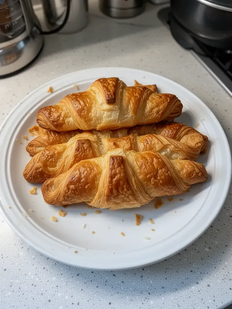 Cornets Feuilletés Maison pour un Petit Déjeuner Incroyable, dorés et croustillants