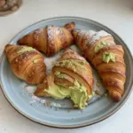 Croissants à la crème de pistache