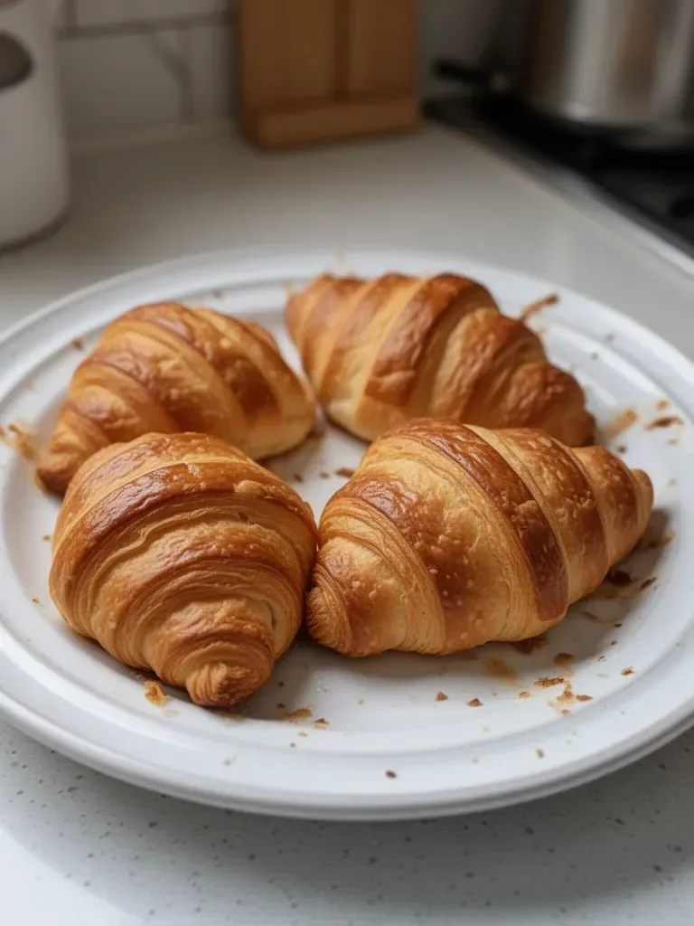 Croissants au levain