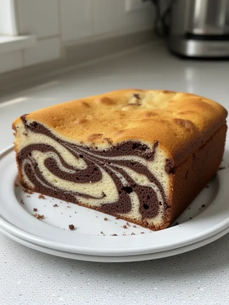 Fondant Marbré Chocolat Noir et Blanc