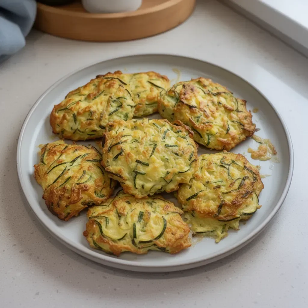 Galette de courgette croustillante cuite à la friteuse à air