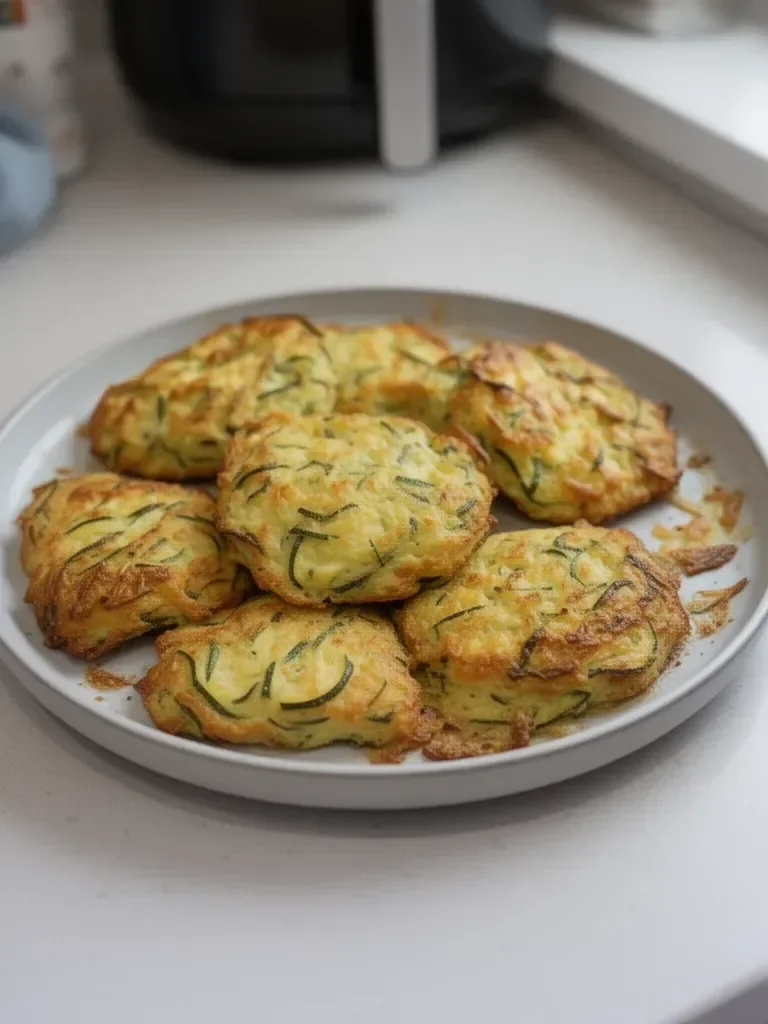 Galette de courgette croustillante à la friteuse à air
