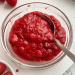 Garniture de gâteau aux fraises facile