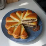Gâteau aux blancs d'œufs et pâte à tartiner