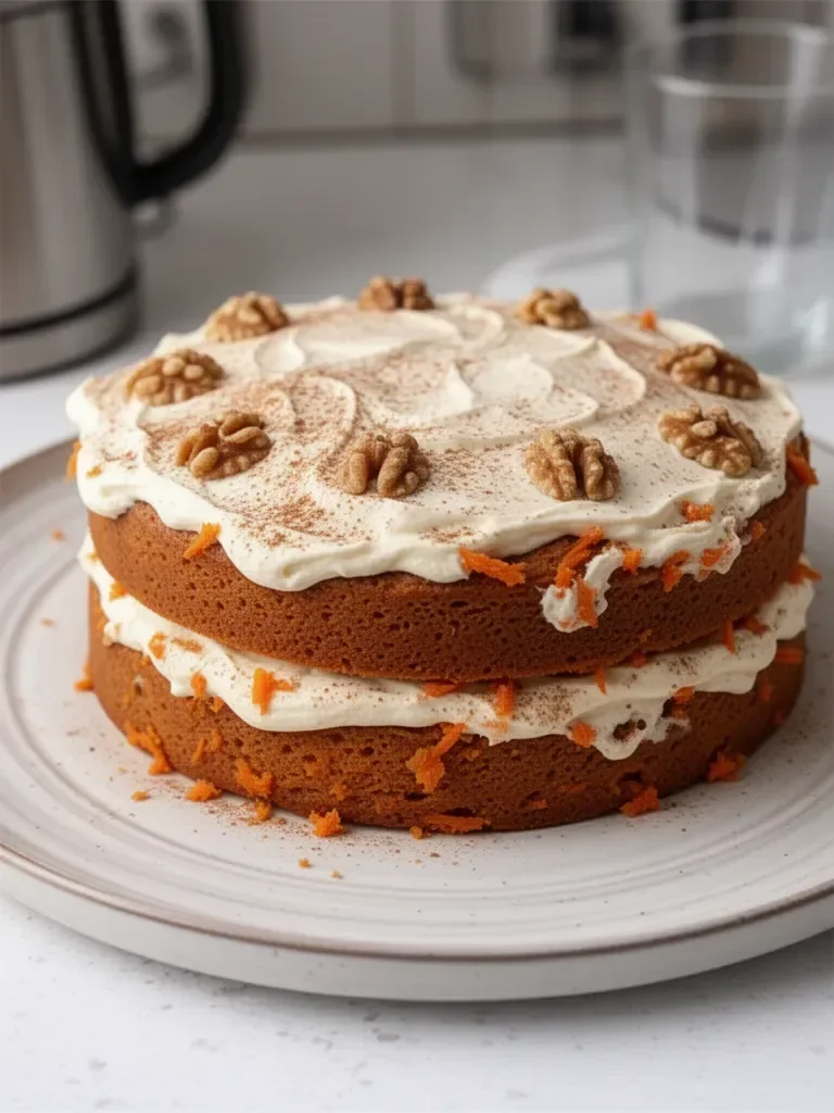 Gâteau aux carottes classique