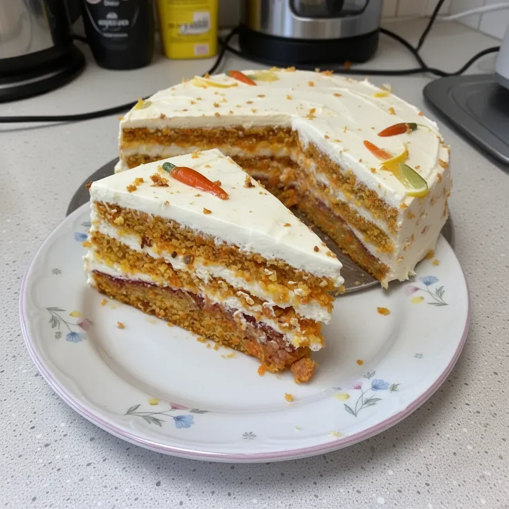 Gâteau aux carottes et au citron, un dessert moelleux et savoureux