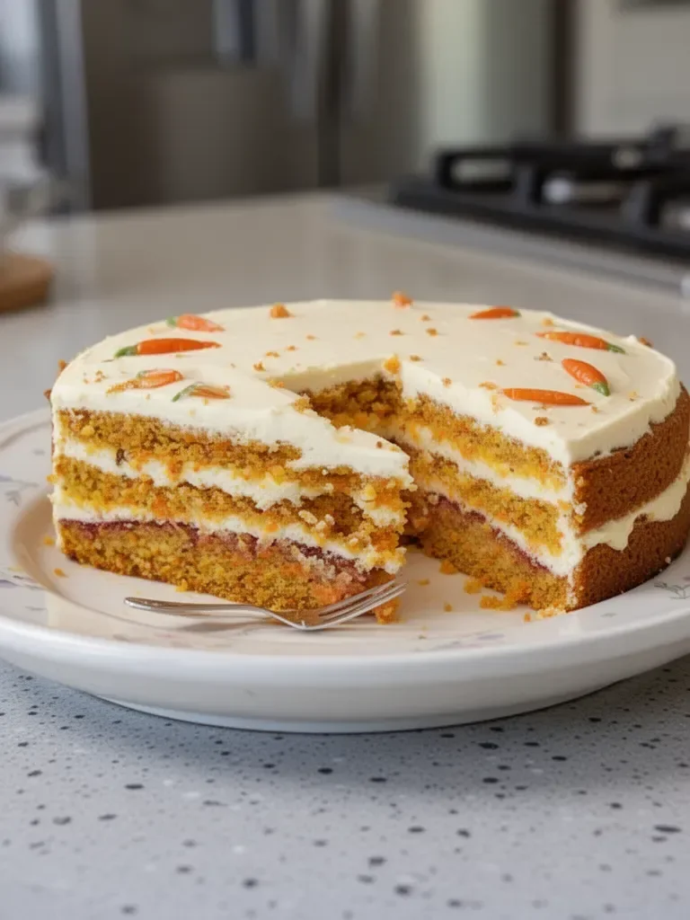 Gâteau aux carottes et au citron