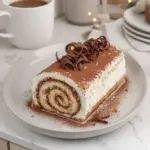 Gâteau Bûche de Noël Tiramisu Gourmet