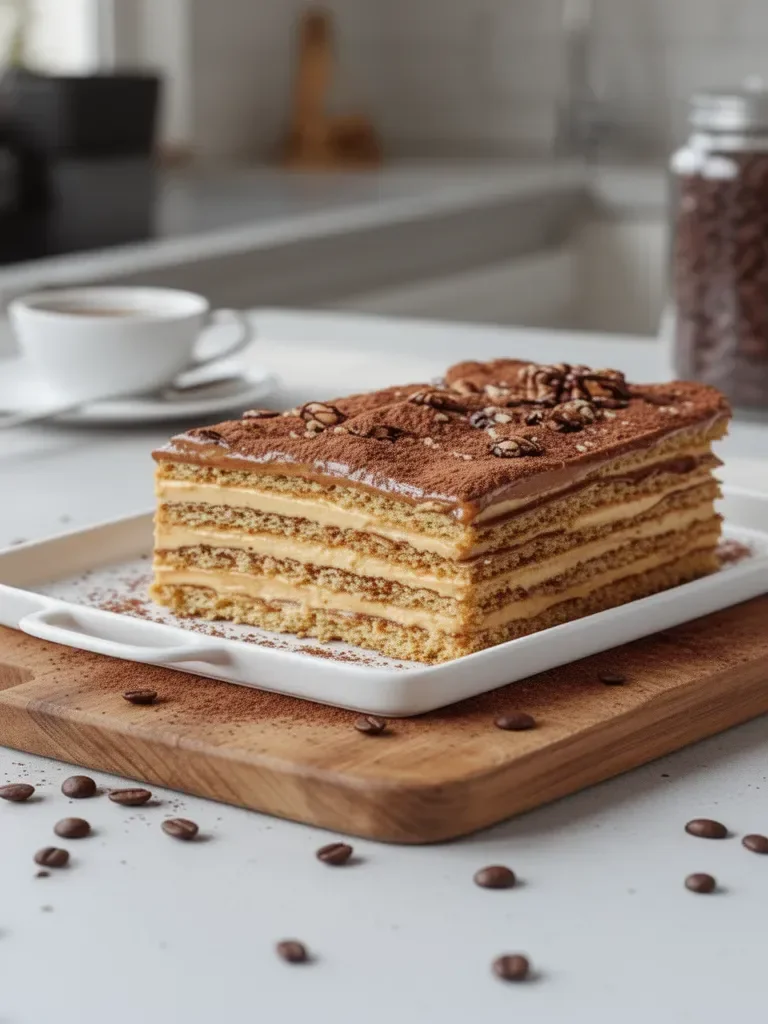 Gâteau Petit Beurre au Café