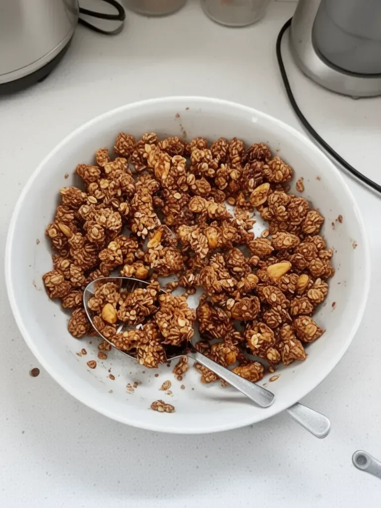 Granola fait maison croustillant