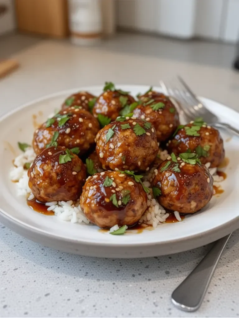 Honey Garlic Meatballs