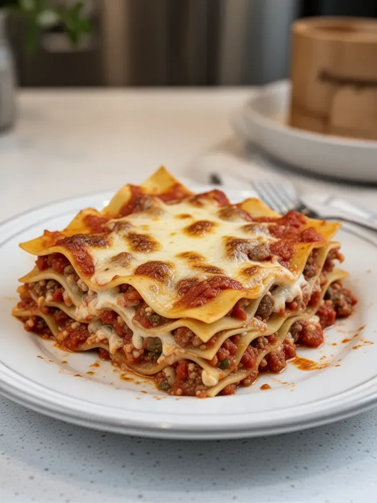 Feuilles de pâtes lasagne italiennes