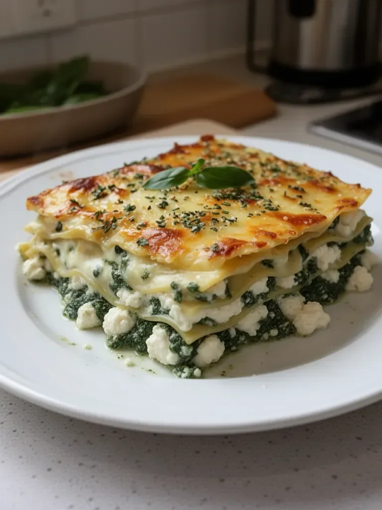 Lasagnes aux Épinards et Ricotta