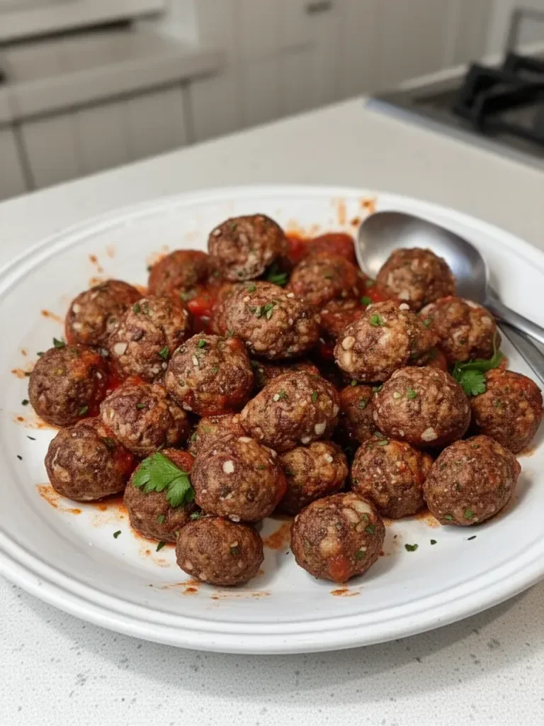 Meatballs without gluten and low in carbohydrates